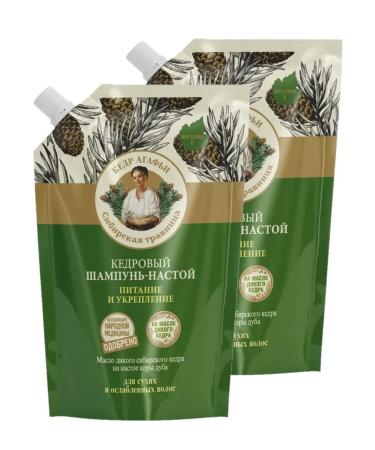 Grandma Agafia's Recipes Cedar shampoo-nast power and strengthening 500 ml 2pcs