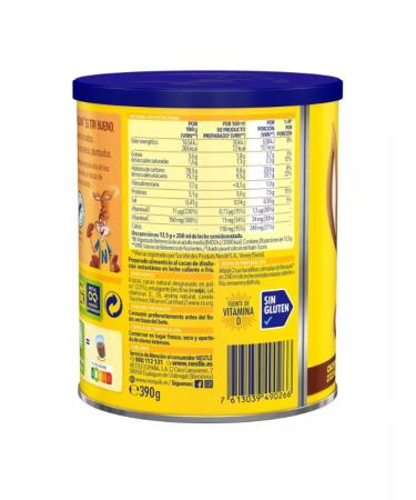 Nesquik Soluble cocoa 390 g of Spain - Buy Online on GoSupps.com