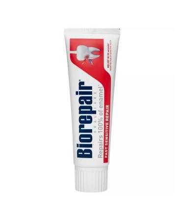 Biorepair Toothpaste for sensitive teeth Fast Sensitive 75ml - Buy Online on GoSupps.com