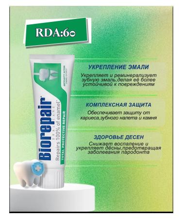 Biorepair Toothpaste Complex protection Total Protective 75 ml - Buy Online on GoSupps.com