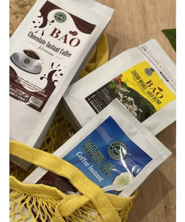 BAO Soluble coffee with chocolate 500 g - Buy Online on GoSupps.com