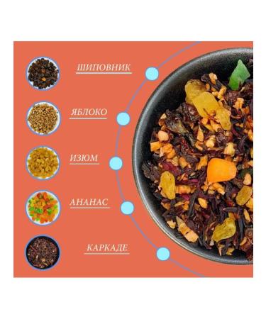 Tea shop teapot Fruit tea with the frame "Bold fruit" 500g - Buy Online on GoSupps.com