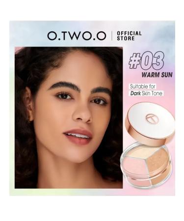 OTWOO Tricolor scattered powder No. 03 Warm Sun - Buy Online on GoSupps.com