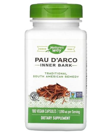 Nature's Way Pau d'Arco ant bark 180 capsules - Buy Online on GoSupps.com
