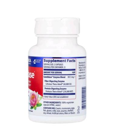 enzymedica Candidation Candidase 42 capsules - Buy Online on GoSupps.com