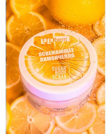 LaLaBerri Refreshing sugar body scrub with lemon - Buy Online on GoSupps.com