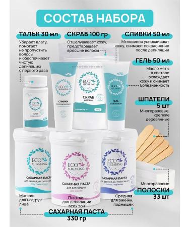 Eco Sugaring Set for depilation and shugaring - Buy Online on GoSupps.com