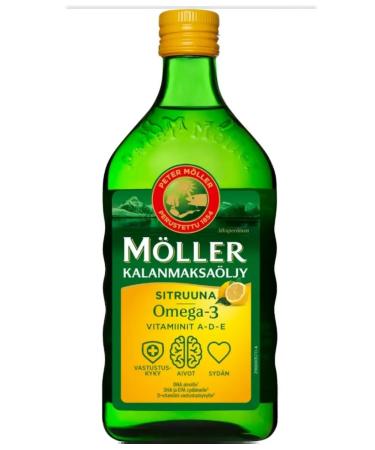 Moller omega 3 fish oil for children liquid 500 ml - Buy Online on GoSupps.com