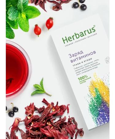 Herbarus Herbal tea charge of vitamins 24 bags - Buy Online on GoSupps.com