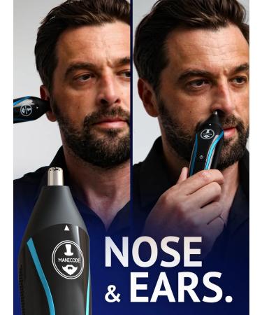Manecode Male trimmer for beard and mustov 11 in 1 with nozzles - Buy Online on GoSupps.com
