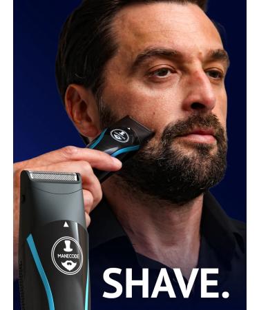 Manecode Male trimmer for beard and mustov 11 in 1 with nozzles - Buy Online on GoSupps.com