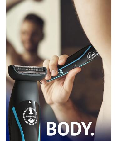Manecode Male trimmer for beard and mustov 11 in 1 with nozzles - Buy Online on GoSupps.com