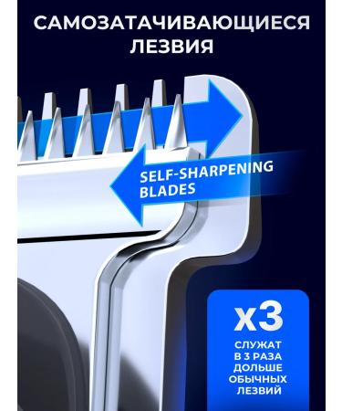 Manecode Male trimmer for beard and mustov 11 in 1 with nozzles - Buy Online on GoSupps.com