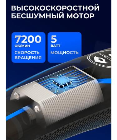 Manecode Male trimmer for beard and mustov 11 in 1 with nozzles - Buy Online on GoSupps.com
