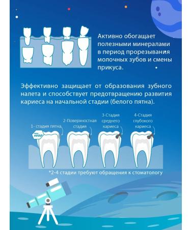 Apadent Children's toothpaste Apadant Kids 0+ from caries without fluorine - Buy Online on GoSupps.com