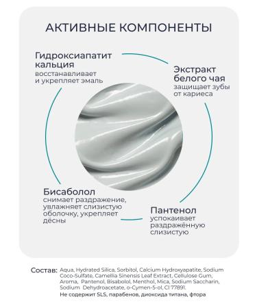 White Secret Toothpaste without fluorine remineralizing Mineral Repair 75 ml - Buy Online on GoSupps.com