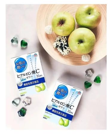 Earth Pharmaceutical/ Earth Biochemical Hyaluronic acid+collagen vitamin C (jelly) 31 stick