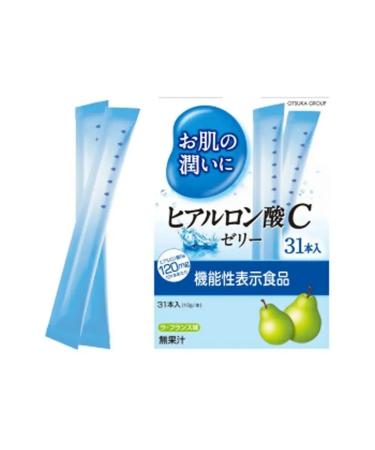 Earth Pharmaceutical/ Earth Biochemical Hyaluronic acid+collagen vitamin C (jelly) 31 stick - Buy Online on GoSupps.com