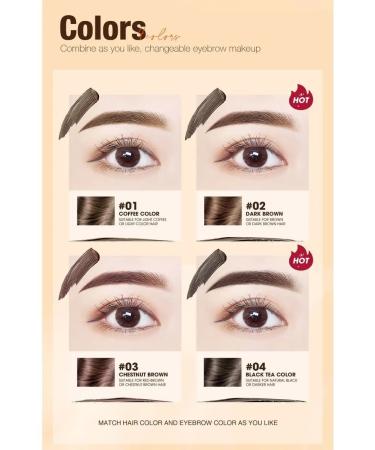 OTWOO Lipstick for eyebrows tone # 02 - Buy Online on GoSupps.com