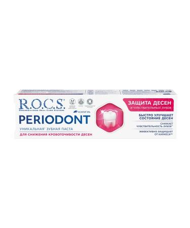 ROCS Toothpaste for sensitive teeth and gums Periodont 94g - Buy Online on GoSupps.com