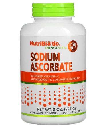 NutriBiotic Sodium Acrobate sodium ascorbate vitamin C 227g