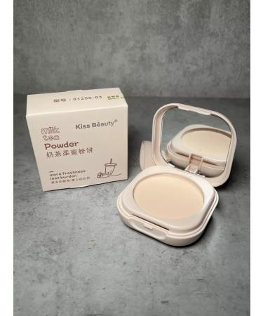 NKCT Facial powder matting compact with a mirror and sponge - Buy Online on GoSupps.com