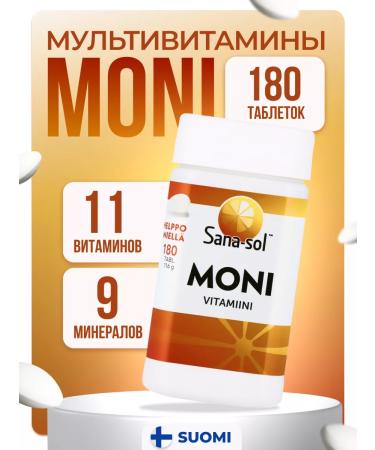 SUOMI SANA-SOL MONI Multivitamins for immunity 180 pcs