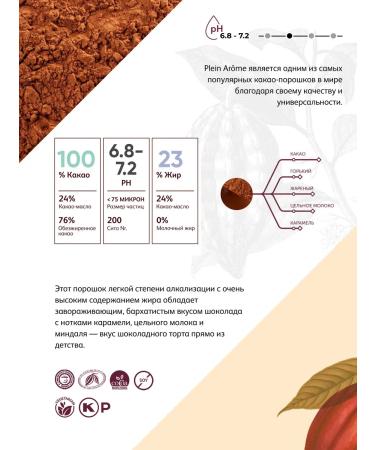 Cacao Barry Cocoa powder Alkalized Plein Arome (1 kg) - Buy Online on GoSupps.com