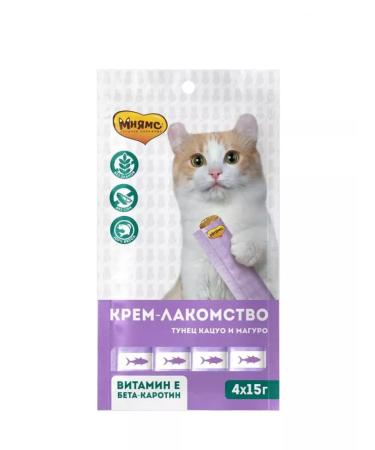 Mnyams Cream for cats Tuna Katsuo and Maguro - Buy Online on GoSupps.com