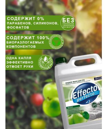Effecto Perfecto Liquid soap for hands apple 5 liters - Buy Online on GoSupps.com
