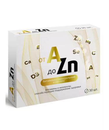 Vitamir vitamin complex A Zn 30 tabs weighing 743 mg