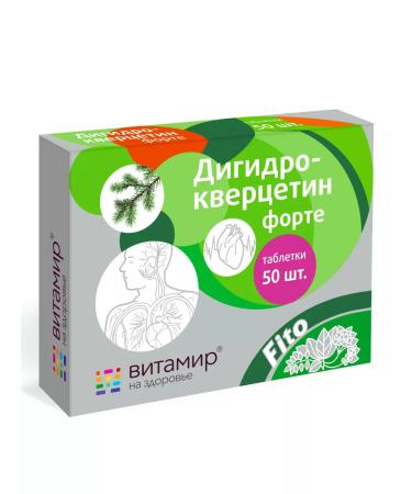Vitamir dihydrocercetin forte for the heart and blood vessels 50 tab