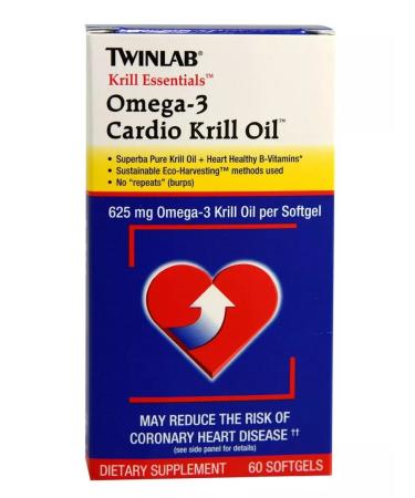 Twinlab Omega-3 fish oil 60 capsules - Buy Online on GoSupps.com