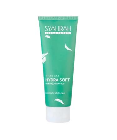 Moisturizing face scrub with green tea