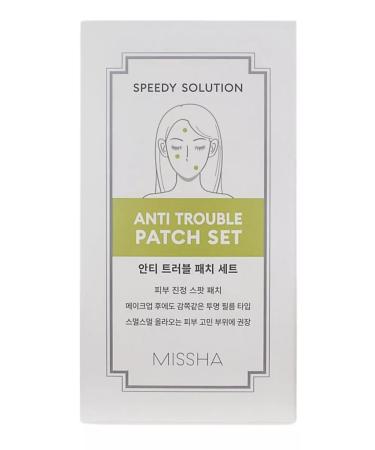 MISSHA Speedy Solution Anti Trouble Patch Set Mask-Patch 8 sheets - Buy Online on GoSupps.com