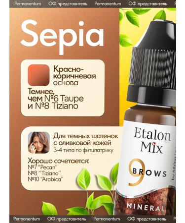 Etalon mix Standard Mix Pigment Mineral No. 9 Sepia - Buy Online on GoSupps.com