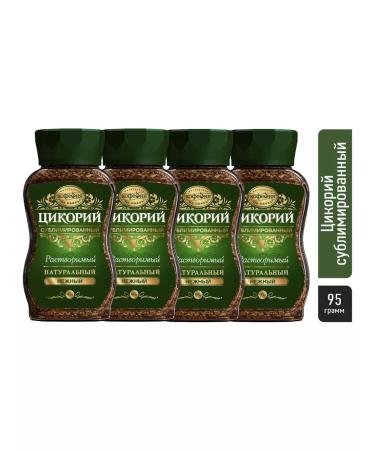 MOSCOW COFFEE SHOP ON SHARES Chicoria sublimated delicate 95g x 4pcs. Inulin 35%