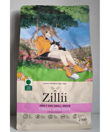 Zillii For dogs of small breeds a hypoallergenic turkey and duck 2kg