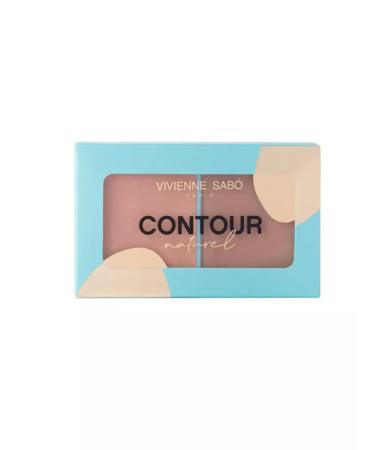 VIVIENNE SABO Palette for Naturel contouring tone 04 2 colors 6 g