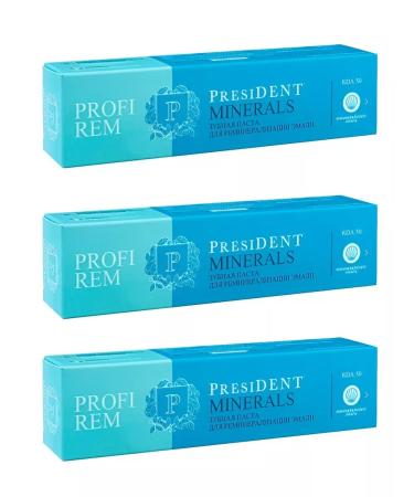 PRESIDENT Minerals 50ml dental pass - 3pcs