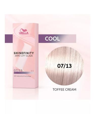 WELLA PROFESSIONALS Shinefinity 07 13 gel cream of Toffi Crem 60 ml