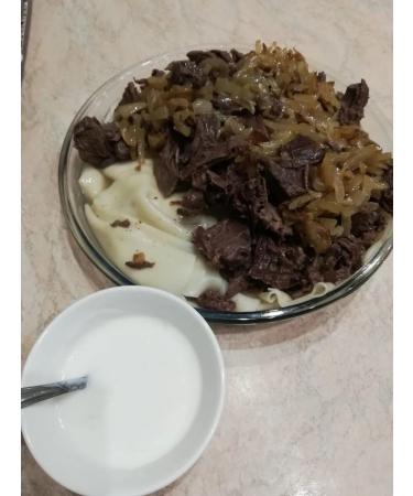 SlavaSlasty Lapsha Egg dough for Beshbarmak Zhaim 4pcs 1 kg - Buy Online on GoSupps.com