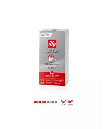 illy Coffee in capsules Nespresso Classico 10 caps - Buy Online on GoSupps.com