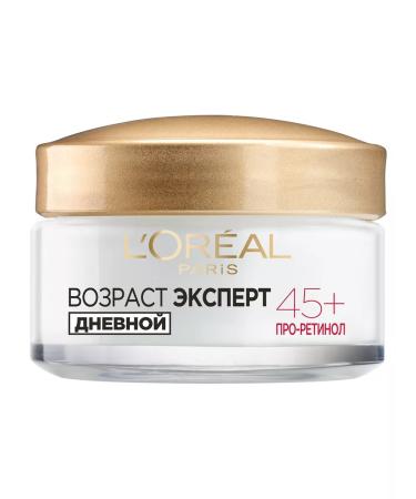 L'Oreal Paris Facial cream day anti -aging 45+ 50ml - Buy Online on GoSupps.com