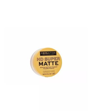 RELOVE REVOLUTION Bathered powder for the face HD Super Matte tone Banana - 1 pc