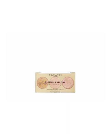 REVOLUTION PRO Blush bronzer and highlighter 3V1 tone Peach Glow - 1 pcs