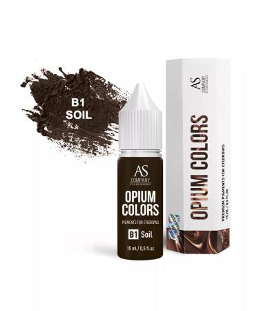 AS COMPANY BY ALINA SHAKHOVA Pigment for B1-Soil eyebrow permanent 15 ml - Buy Online on GoSupps.com