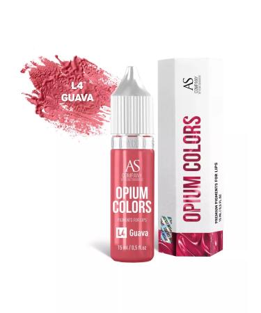 AS COMPANY BY ALINA SHAKHOVA L-4 GuAVA lip pigment for lip tattooing 15 ml - Buy Online on GoSupps.com