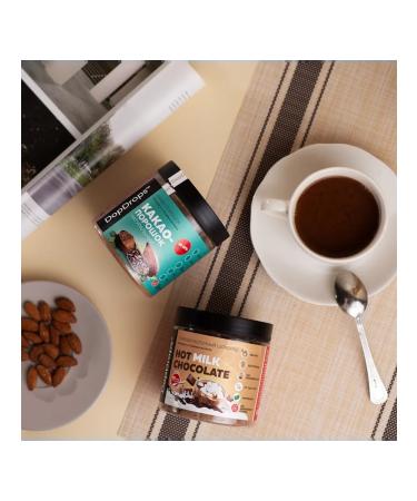 DopDrops Cocoa natural powder without sugar 200 g - Buy Online on GoSupps.com