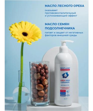 BESTLAND Face and body cream with ceramides and urea 10% - Buy Online on GoSupps.com